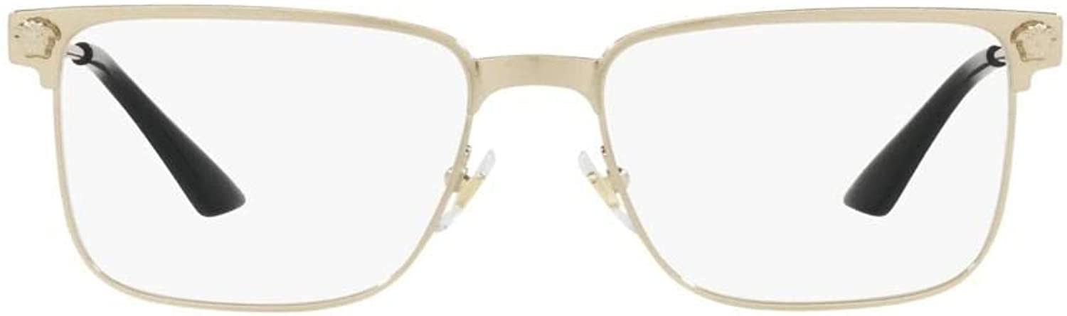 Versace Eyeglasses VE1276 1339 55mm Pale Gold / Demo Lens