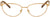 Versace Eyeglasses VE1260 1412 54mm Rose Gold / Demo Lens