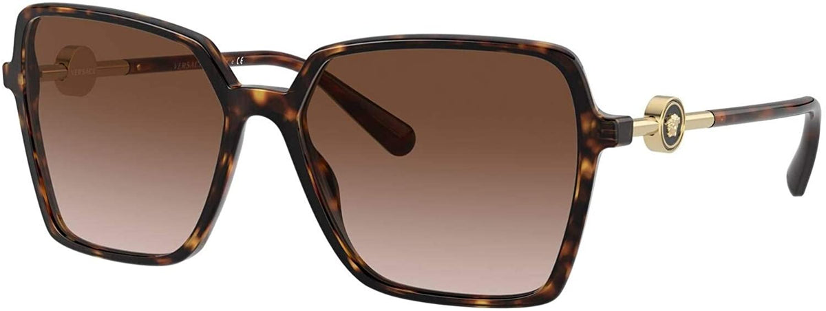 Versace Sunglasses VE4396 10813 58mm Havana / Brown Gradient Lens