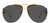 Versace Sunglasses VE2250 100287 63mm Gold / Dark Grey Lens