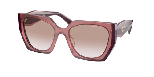 Prada Sunglasses PR15WS 1221L0 54mm Opal Garnet / Gradient Brown Lens