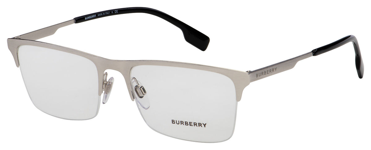 Burberry Eyeglasses BE1344 1166 55mm Silver / Demo Lens