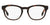 Versace Eyeglasses VE3310 108 50mm Havana / Demo Lens