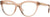 Burberry Eyeglasses BE2311 3358 51mm Transparent Peach / Demo Lens