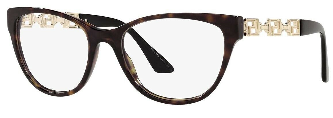 Versace Eyeglasses VE3292 108 52mm Brown Havana / Demo Lens