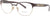 Versace Eyeglasses VE1256 1435 53mm Dark Red/Gold / Demo Lens