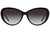 Bvlgari BV 8131B 501/8G Sunglasses Black / Grey Gradient Lens