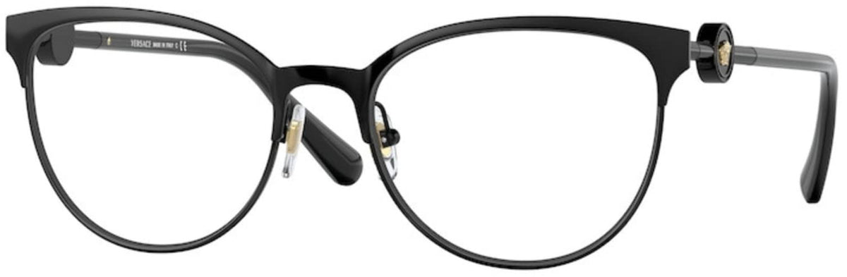 Versace Eyeglasses VE1271 1009 54mm Black / Demo Lens