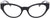 Versace Eyeglasses VE3282 GB1 53mm Black / Demo Lens