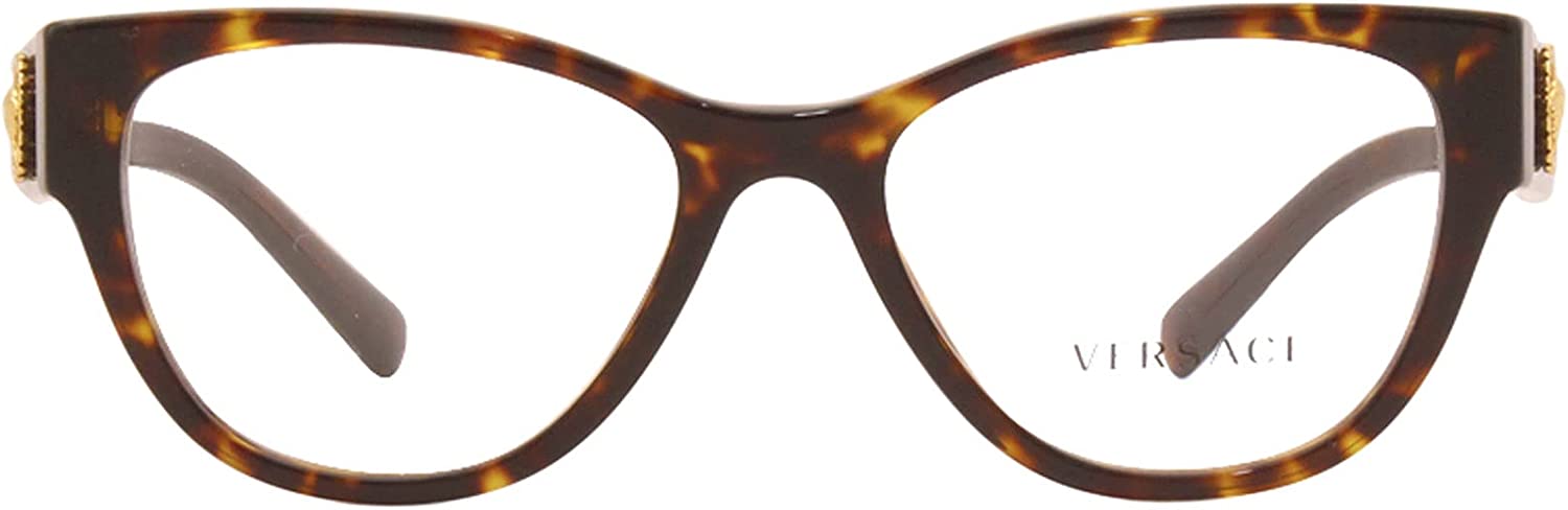 Versace Eyeglasses VE3281B 108 53mm Brown Havana / Demo Lens