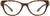 Versace Eyeglasses VE3281B 108 53mm Brown Havana / Demo Lens