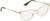 Versace Eyeglasses VE1277 1252 54mm Pale Gold / Demo Lens