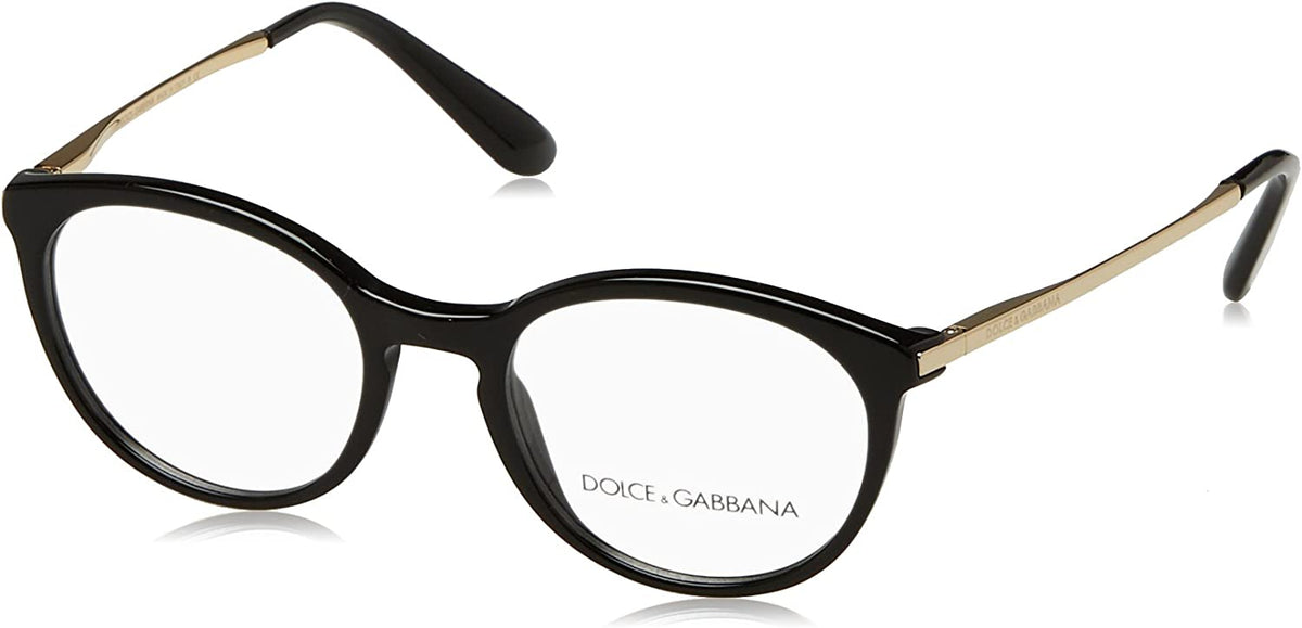 Dolce &amp; Gabbana Eyeglasses DG3242 501 50mm Black / Demo Lens