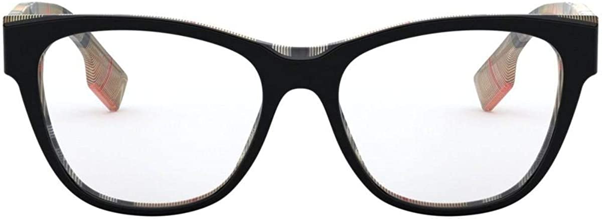 Burberry Eyeglasses BE2301 3806 53mm Black/ Pattern / Demo Lens