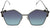 Fendi Pentagon Sunglasses FF0261/S-06LB JF 57mm Ruthenium / Blue Aqua Lens