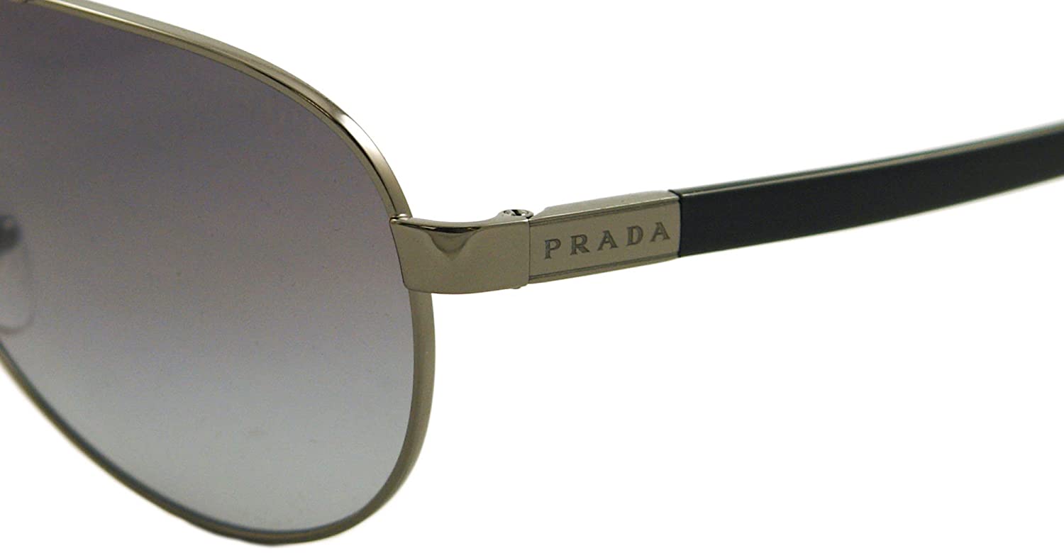 Prada Sunglasses SPR 54N 5AV-3M1 Gunmetal / Grey Gradient Lens