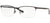 Versace Eyeglasses VE1263 1009 55mm Matte Black / Demo Lens