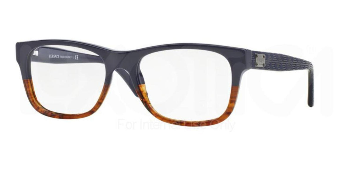 Versace Eyeglasses VE 3199 5118 55mm Dark Blue Havana/ Demo Lens