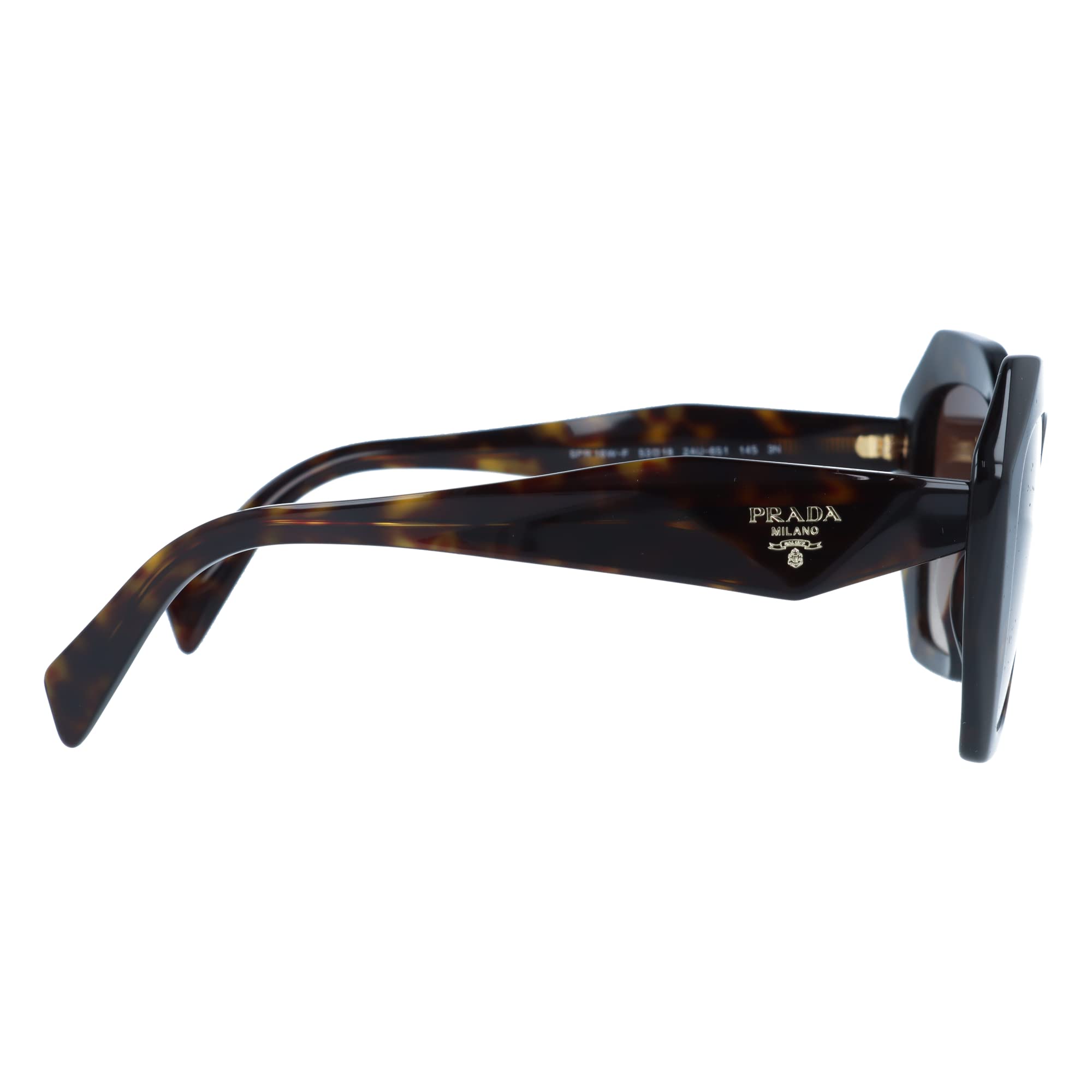 Prada Sunglasses PR16WSF 2AU6S1 53mm Tortoise / Brown Gradient Lens