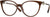 Versace Eyeglasses VE3298B 5324 53mm Transparent Brown / Demo Lens