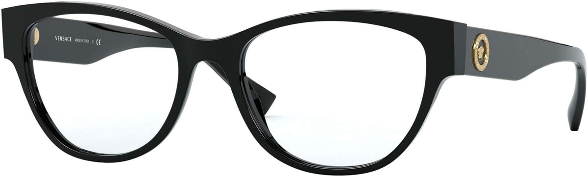 Versace Eyeglasses VE3287 GB1 53mm Black / Demo Lens