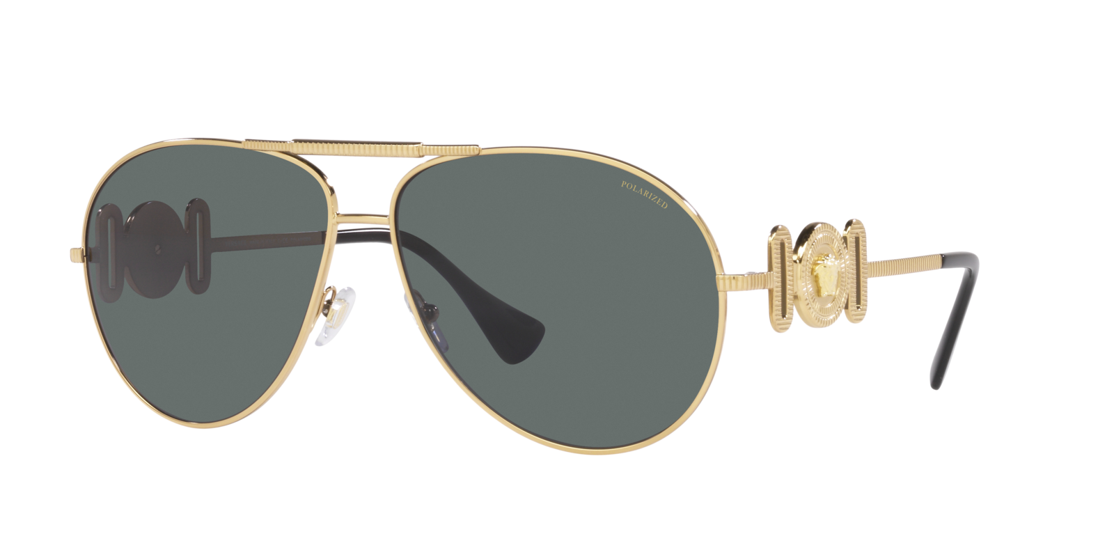 Versace Sunglasses VE2249 100281 65mm Gold / Polar Grey Lens