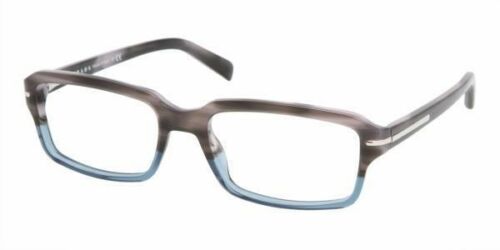 Prada PR 09NV RYO-1O2 52mm Rectangle Eyeglasses Tortoise Denim/Demo Lens