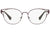 VERSACE EYEGLASSES VE1250 1250 54mm VIOLET / DEMO LENS [54-17-140]