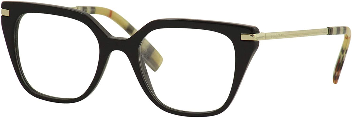 Burberry Eyeglasses BE2310 3757 52mm Black / Demo Lens