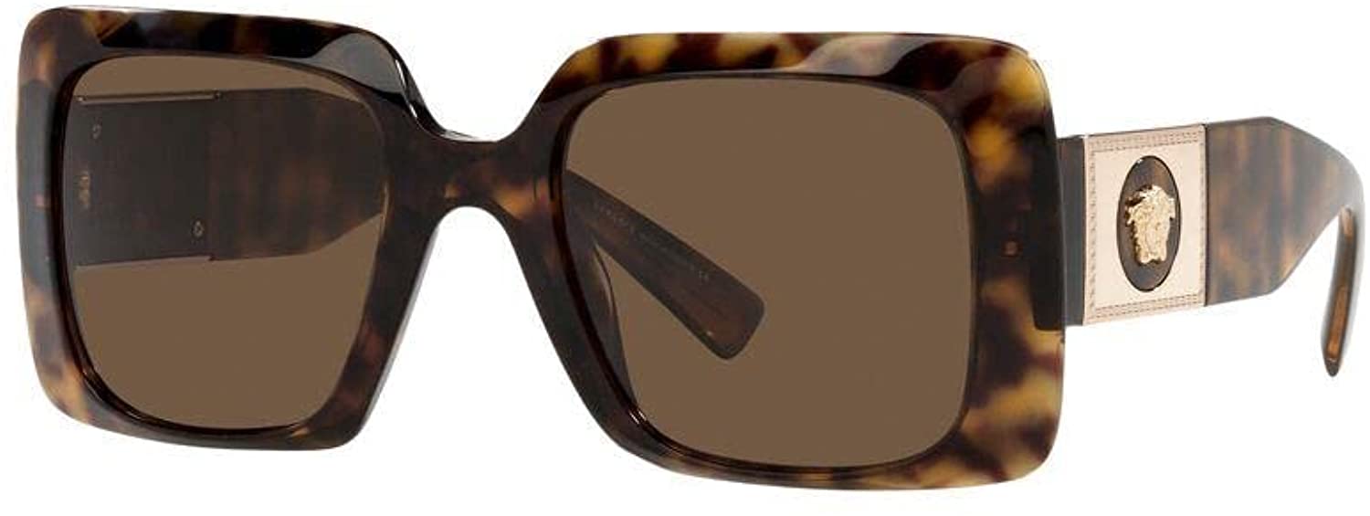 Versace Sunglasses VE4405 10873 54mm Havana / Dark Brown Lens