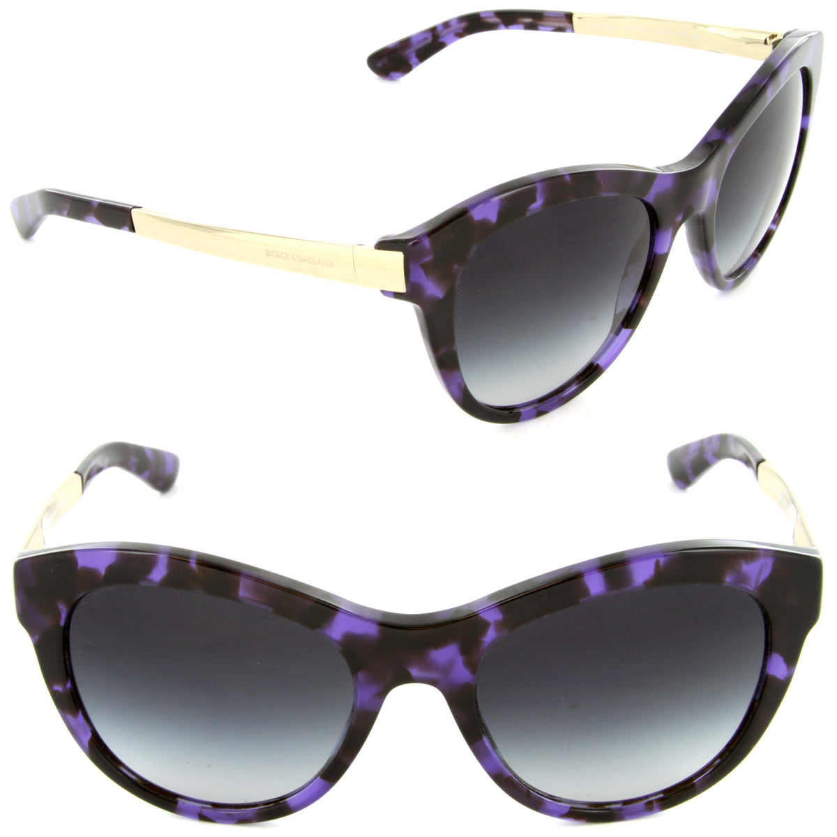 Dolce Gabbana DG 4243 2890/8G Violet Cube / Grey Gradient Lens CLOSEOUT!!