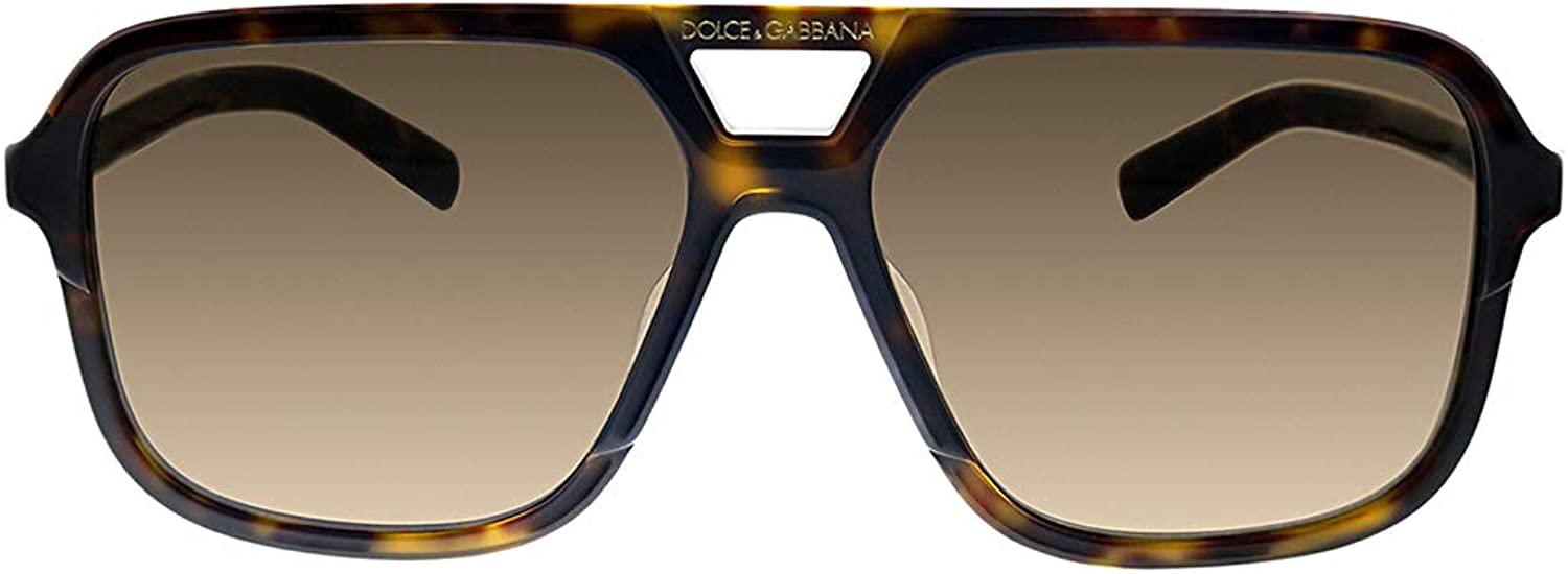 Dolce&Gabbana Sunglasses DG4354F 50273 58mm Havana / Brown Gradient Lens