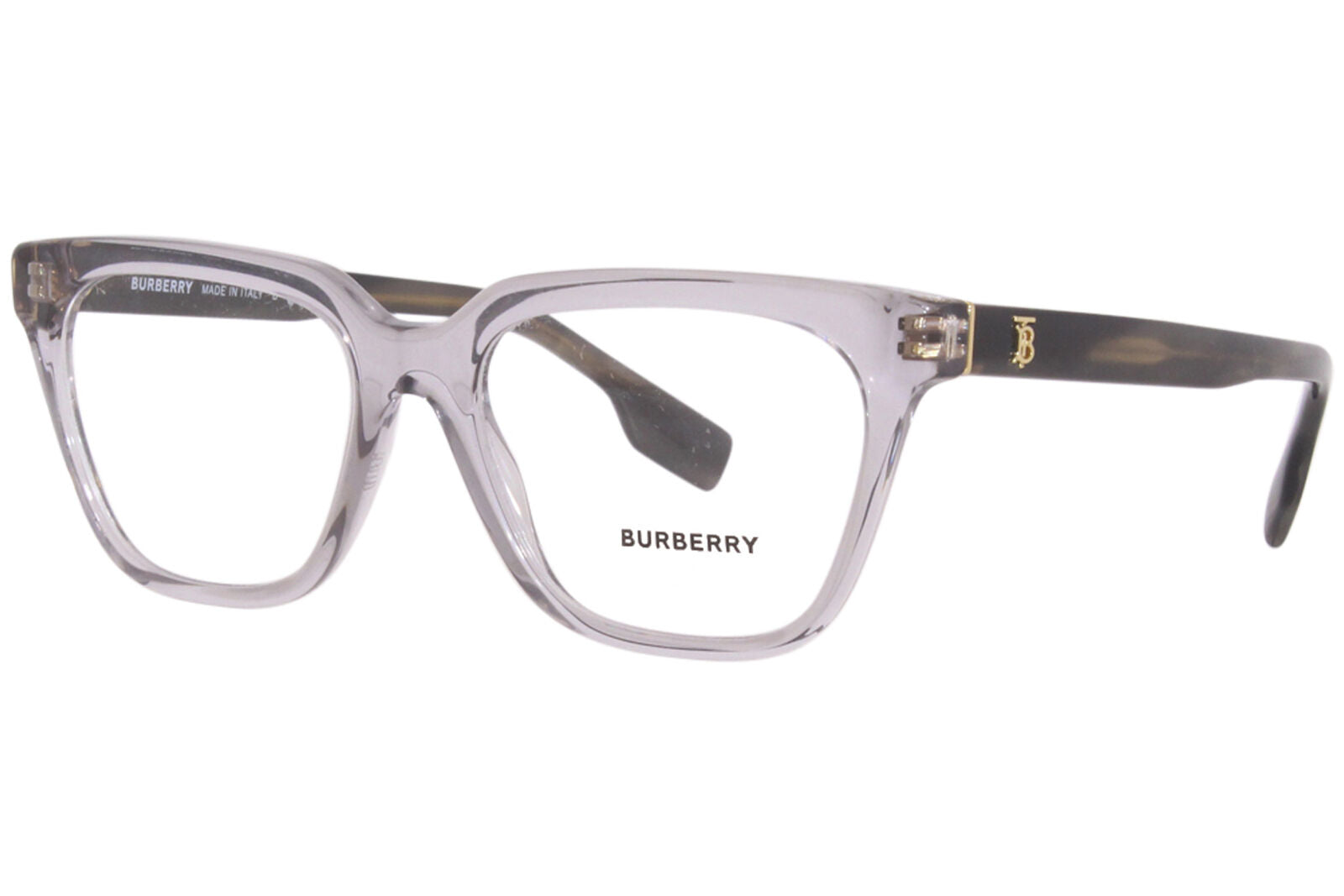 Burberry Eyeglasses BE2324 3898 52mm Transparent Grey / Demo Lens