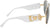 VERSACE Sunglasses VE 2150Q 1341/87 Gold-White / Grey Lens