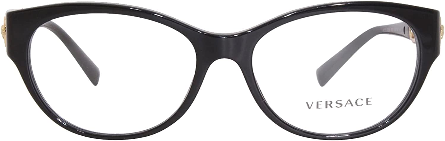 Versace Eyeglasses VE3289 GB1 54mm Black / Demo Lens