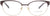 Versace Eyeglasses VE1256 1435 53mm Dark Red/Gold / Demo Lens