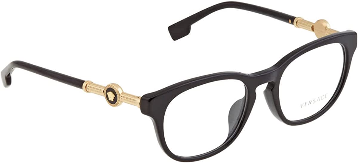 Versace Eyeglasses VE3310F GB1 52mm Black / Demo Lens