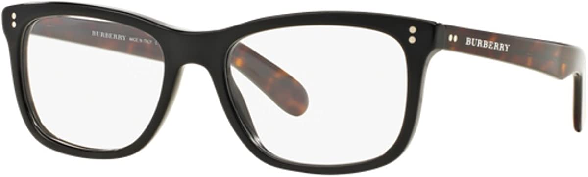 Burberry Eyeglasses BE2212 3554 54mm Black-Havana / Demo Lens