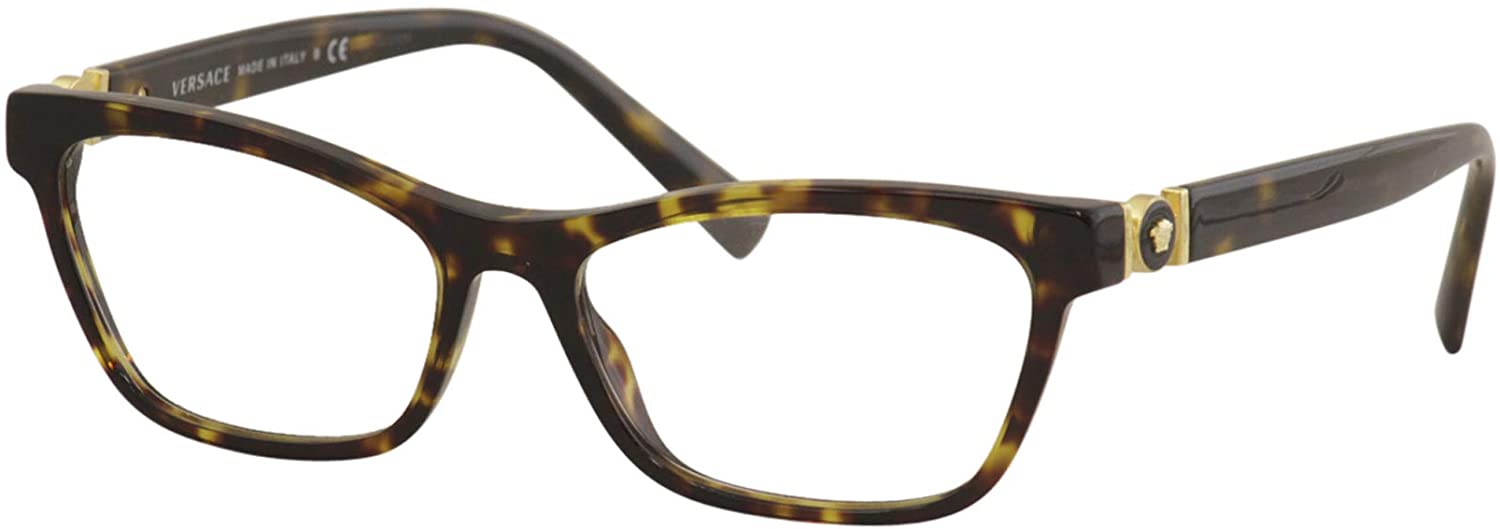 Versace Eyeglasses VE3272A 108 54mm Dark Havana / Demo Lens