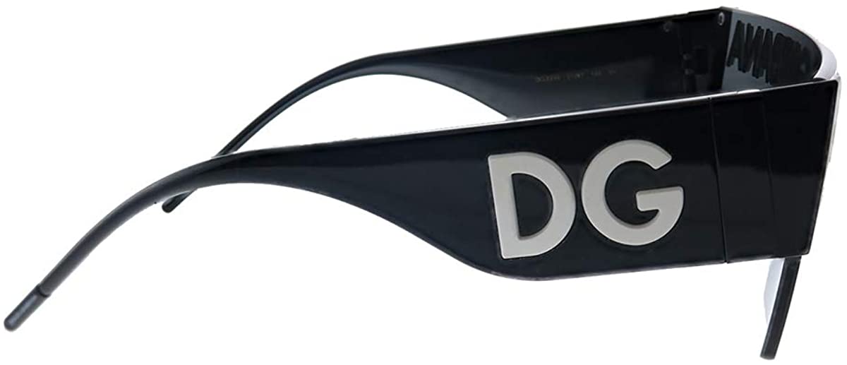 Dolce & Gabbana Sunglasses DG2233 01-87 43mm Black / Dark Grey Lens