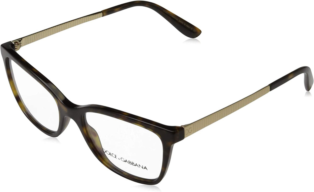 Dolce &amp; Gabbana Eyeglasses DG3317 502 54mm Havana / Demo Lens