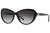 Bvlgari BV 8131B 501/8G Sunglasses Black / Grey Gradient Lens