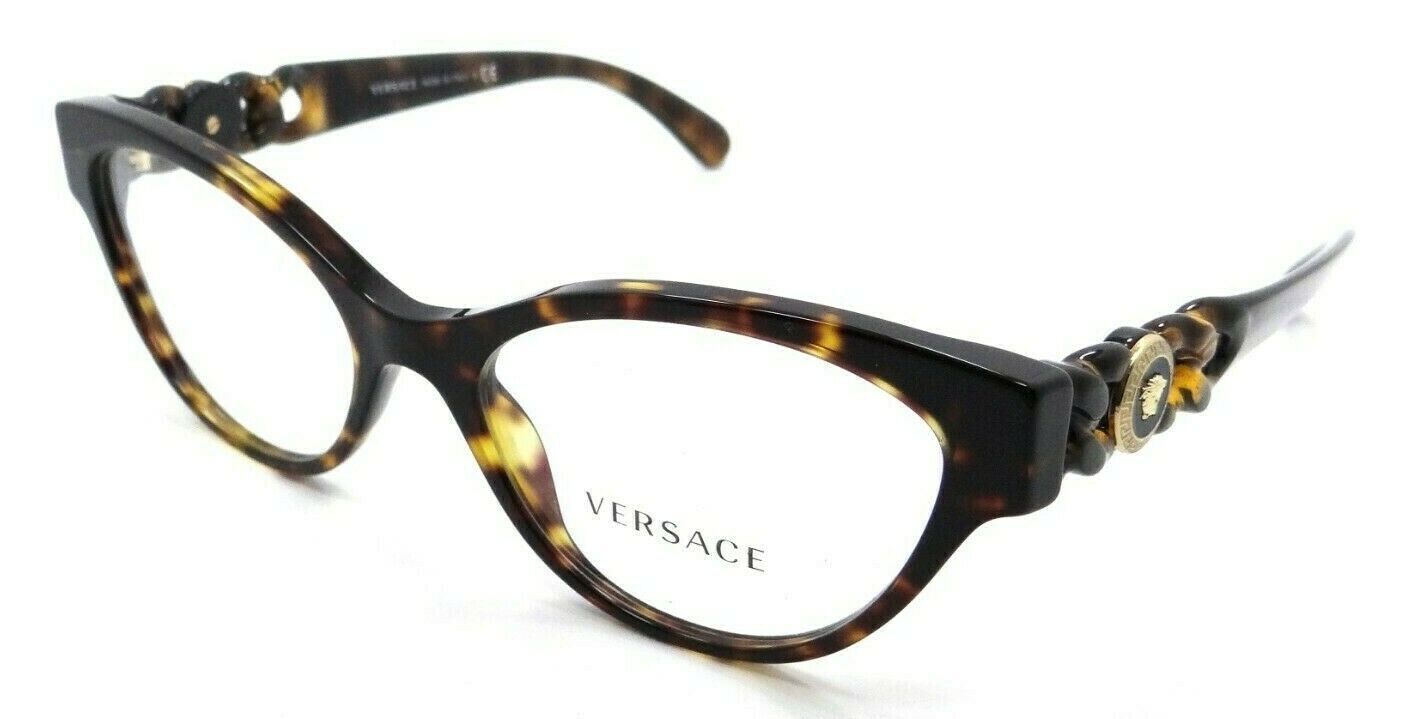 Versace Eyeglasses VE3305 108 53mm Havana / Demo Lens