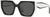 Prada Sunglasses PR15WS 09Q5S0 54mm Black/Talc / Dark Grey Lens