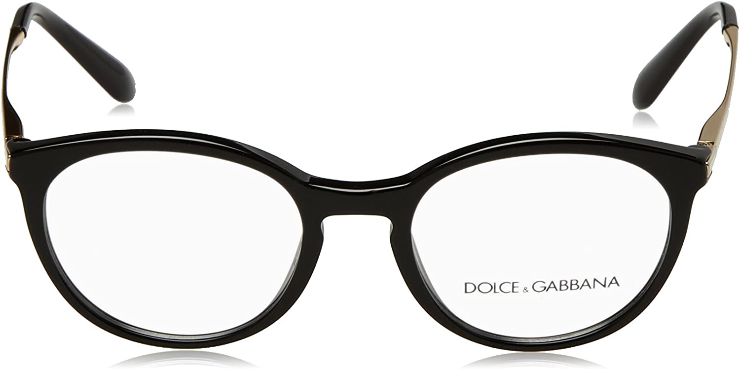 Dolce & Gabbana Eyeglasses DG3242 501 50mm Black / Demo Lens