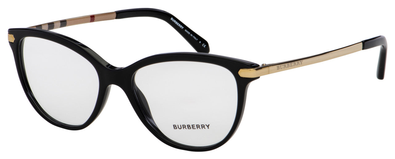 Burberry Eyeglasses BE2280 3001 52mm Black / Demo Lens