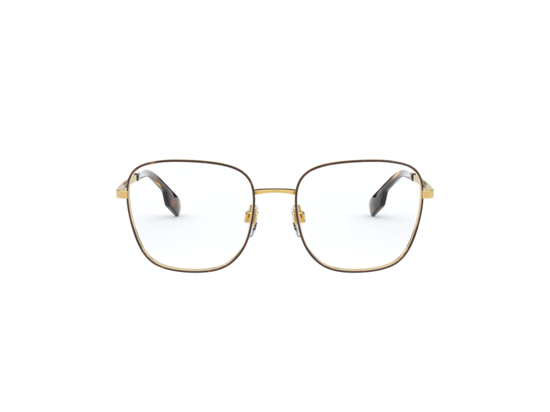 Burberry Eyeglasses BE1347 1308 52mm Gold/Dark Havana / Demo Lens