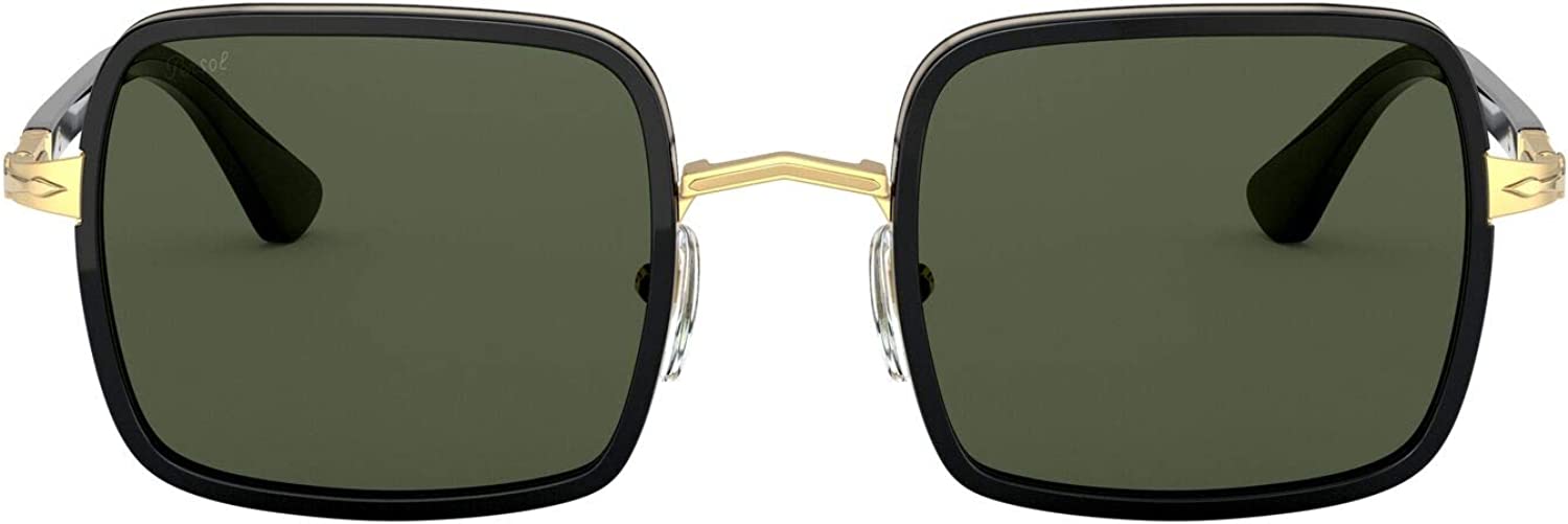 Persol Sunglasses PO2475S 51531 50mm Gold & Black / green Lens