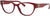 Versace Eyeglasses VE3287 388 53mm Trasparent Red / Demo Lens