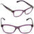 Versace VE 3225 5029 52mm Rectangle Eyeglasses Transparent Violet / Demo Lens [52-16-140]